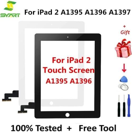 Colorful Digitizer Screen Touch For ipad 2 A1395 Digitizer A1396 A1397 Touch Digitizer Sensor Glass Panel For ipad 2