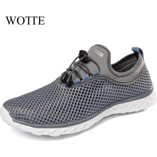 Men Mesh Shoes New Couple Wading Shoes Men Women Sneakers Breathable Outdoor Walking Fishing Beach Hiking Climbing Sports Shoes
