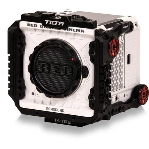Tilta RED KOMODO K6 full cage accessories wooden hadle adapter cold shoe mount bracket battery plate LWS Baseplate (Black)