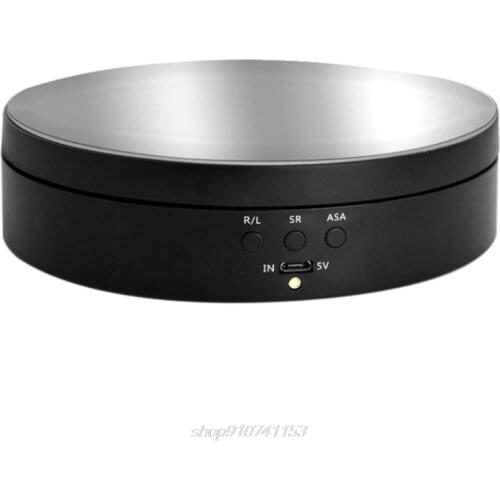 3 Speeds Electric Rotating Display Stand Mirror Turntable Jewelry Holder Battery USB Power JE30 21 Dropshipping