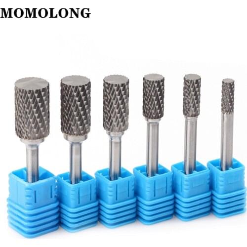 AX Type Head Tungsten Carbide Alloy Rotary File Drill Milling Burr Die Grinder Abrasive Tools Carving Bit Point