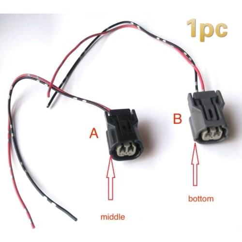1pc for Honda Accord Fit Odyssey Civic 2PIN hole with wire sensor headlight taillight harness plug connector