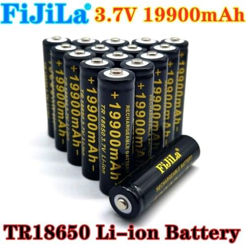 2021 100% New 3.7V TR18650 19900mAh high capacity batteries Li-ion lithium battery for flashlight battery