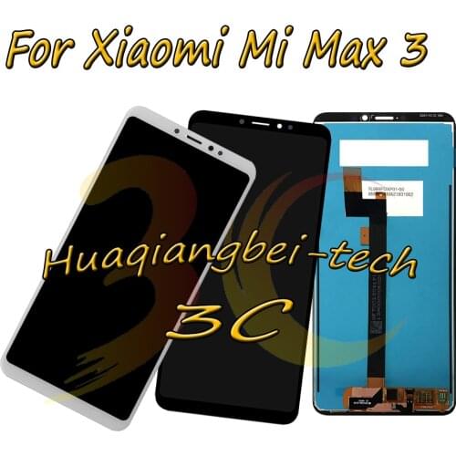 6.9'' New For Xiaomi Mi Max 3 MiMax 3 M1804E4A / M1804E4C Full LCD DIsplay + Touch Screen Digitizer Assembly 100% Tested
