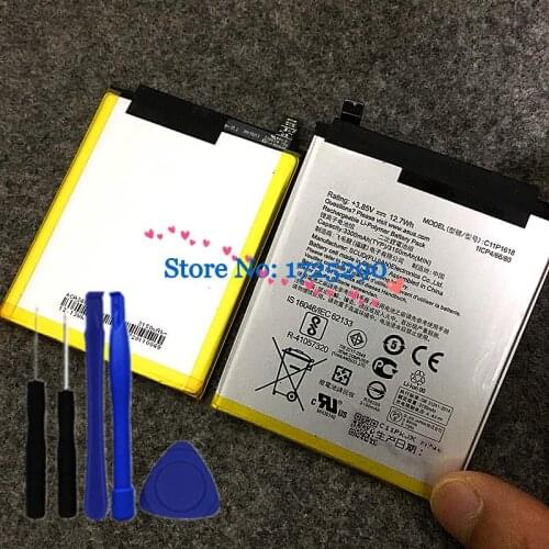Z01KD ZE554KL c11p1618 3300mAh Battery For ASUS Zenfone 4 Z01KD ZE554KL Battery + Tools
