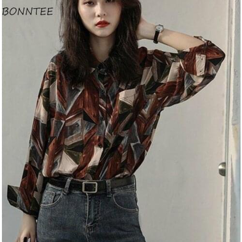 BONNTEE Collar Blouses