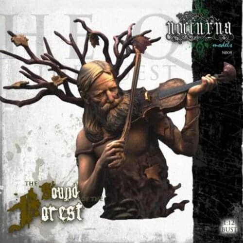 1/12 Scale Unpainted Resin bust the sound of the forest collection bust