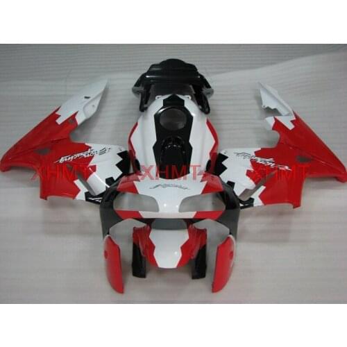 For CBR 600 RR 2003 - 2004 Motorcycle Fairing CBR 600 RR 2003 Fairings CBR600 RR 04 White Red Black Motorcycle Fairing