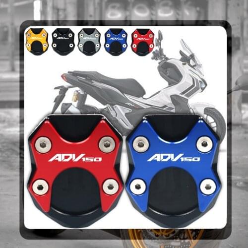 For HONDA ADV150 ADV 150 2019 2020 Motorcycle Kickstand Foot Side Stand Extension Pad Support Plate Enlarge