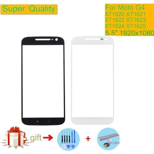 For Motorola Moto G4 XT1620 XT1621 XT1622 XT1623 XT1624 XT1625 Touch Screen Front Outer Glass Panel Lens NO LCD Digitizer