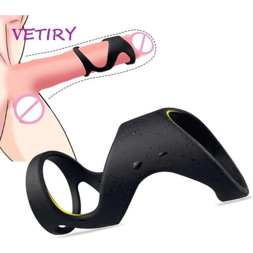 Soft Silicone Penis Ring Cock Ring Delay Ejaculation Sex Toys for Men Erection Couple Lover Penis Sleeve Time Lasting