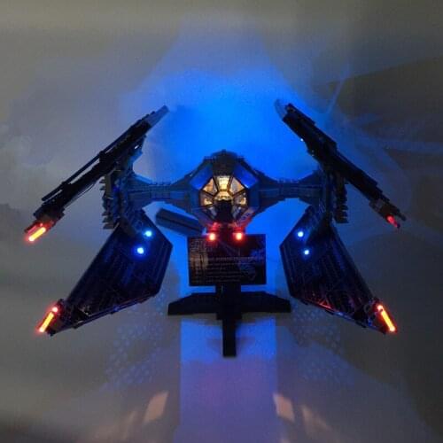 LED Light Kit For 7181 And 05044 The TIE Interceptor DIY Toys Set (Not Included Building Blocks)