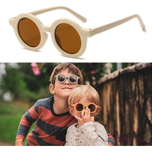 Colorful childrens sunglasses girls boys glasses baby outdoor goggles UV protection sunglasses children glasses