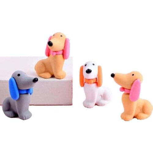 New Arrival Cute Big Ears Dog Eraser Pet Eraser Animal Eraser Collection for School and Teachers