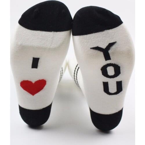 NEW Love models men and women cotton socks short casual fashion wild couple socks