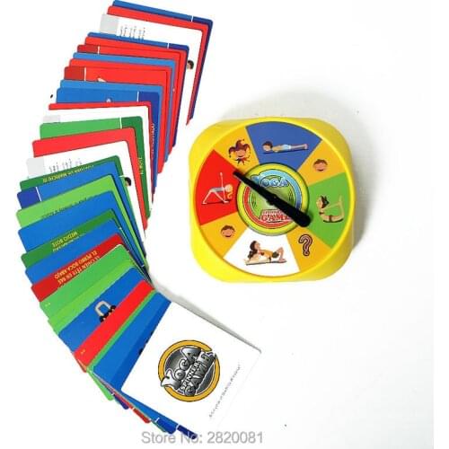 New Family Yoga Game Cognitive Yogi Cards Baby Fitness Parent-child Interactive Enlightenment Game Card Educational Toys