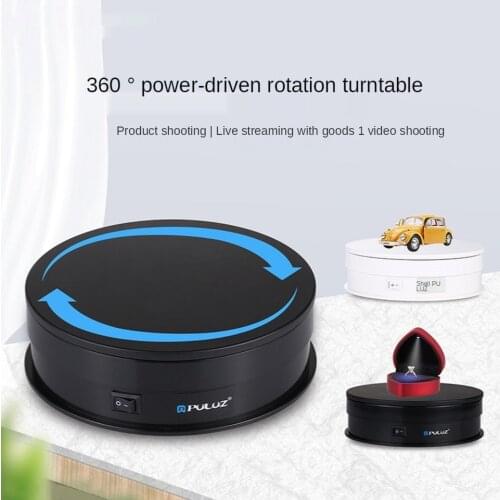 PULUZ 15cm Adjusting Speed USB Electric Rotating Turntable Display Stand Video Shooting Props Turntable for Photography
