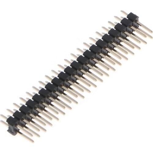 2.54mm 2x20 Pin Break-away Dual Male Header Pin for Raspberry Pi Zero GPIO New
