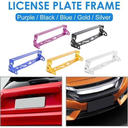 Adjustable Tilt Car License Plate Bracket Kit Aluminum Number Plate Mount Holder for TOYOTA, for HONDA, for MITSUBISHI