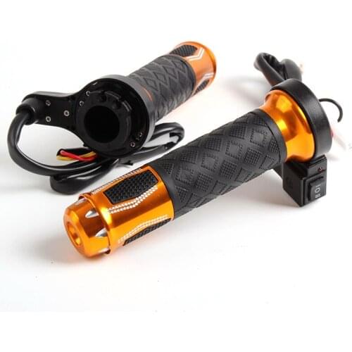 Motorcycle Grip Motorcycle ATV Electric Scooter Heated Grips 22mm 7/8 "Aluminum Handlebar Handlebar 12V