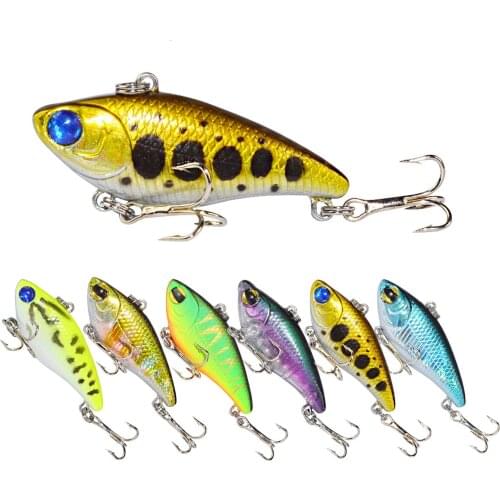 2018 New 3.9cm 3.3g Vib Fishing Lure Good Quality Plastic Fake Lure Peche Fishing Tackle