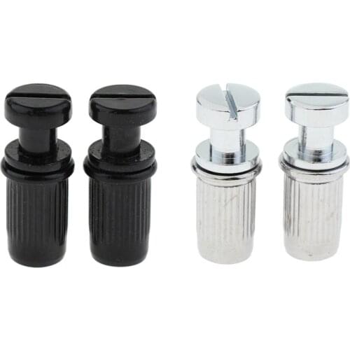 2 pcs Guitar Locking Tailpiece Stop Bar Posts Stringed Instruments for LP Electric Guitar Parts