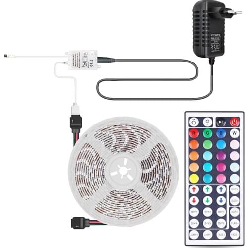 LED Strip Lights with 44 Key Remote Controller Indoor Outdoor Decor EU Plug Strips Lighting With Remote Controller