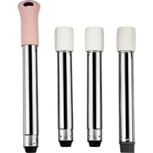 Vip Ahmet - Cleaning Materials Spare Parts, Premium Mop Stick (For Vipset), Practical Assembly, Robust Material, Comfortable, Easy to Prepare, 4 Detachable Parts, Pink Product Head, Compatible Parts VPY-003