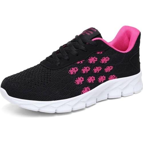 Tenis Mujer 2021 Tennis Shoes for Woman New Breathable Mesh Sneakers Female Platform Chaussure Femme Deportivas Jogging Trainers