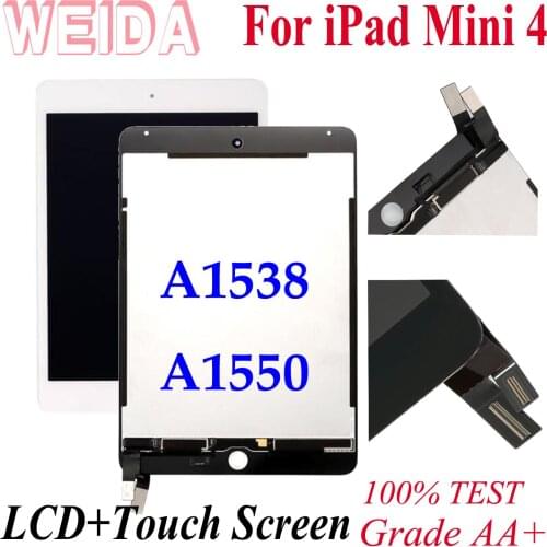 WEIDA LCD 7.9" For iPad Mini 4 A1538 A1550 Display Touch Screen Assembly Replacement for iPad Mini4