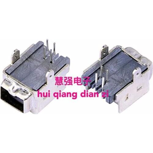 10pcs 1394 mini usb jack 1394-4P two fix feet 1394 female connector