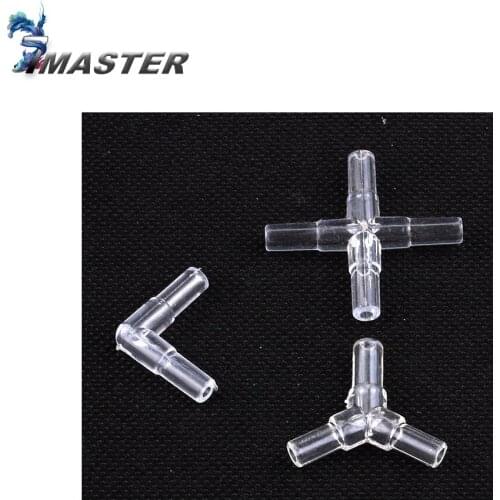 10 pcs/lot New Air Pump Transparent Control Valve Air Pipe Tube Aquarium Fish Tank Air Pump Connector 2/3/4 Ways high quality