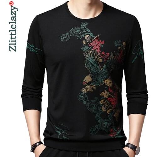 2021 Brand Casual Hoodie Sweatshirt Men Clothing Streetwear Vintage Black Animal Hoodies Sweatshirts Mens Fashion Clothes 8832