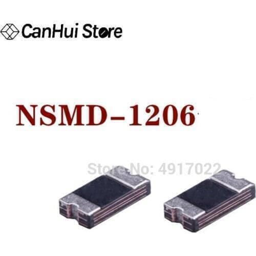 50Pc 1206 NSMD 1500mA 1.5A 6V 8V 12V 16V 24V 48V 30V 60V Recoverable Fuse SMD Resettable Fuse PPTC PolySwitch Self-Recovery Fuse