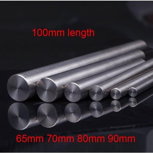 65mm 70mm 80mm 90mm diameter 100mm length Ti-6AL-4V titanium rod TC4 Titanium alloy bar GR5 BT6 TI strip TAP6400