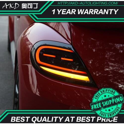 Car Styling for VW Beetle Tail Lights 2013-2019 LED Dynamic Signal Tail Lamp LED Tail Light DRL Brake Reverse auto Accessories