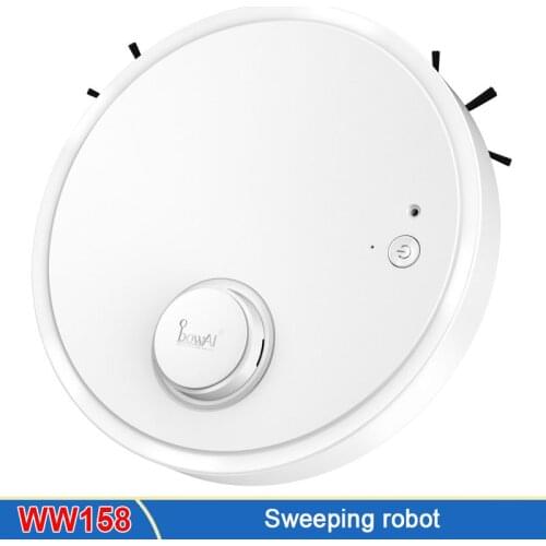 Mute Smart Sweeper Double Side Brush Purple Fluorescent Lamp Scrubbing and Mopping Integrated Sweeping Robot 1500PA CN(Origin)