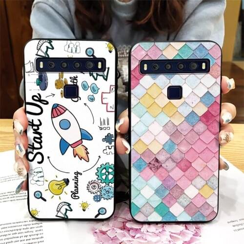 Cartoon Anti-dust Phone Case For TCL 10L/10 Lite Frosted Fashion Design Full wrap Anti-knock