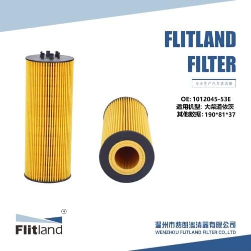 Hot Sale Engine Parts Oil Filter OEM 1012045-53E USE FOR CHINESE TRUCK FL-J190