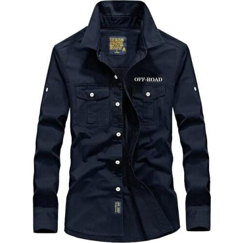 Mens Shirts Breathable 2020 Fall Warm Business Men Long Sleeve Shirt 100% Pure Cotton Sports Hiking Shirts