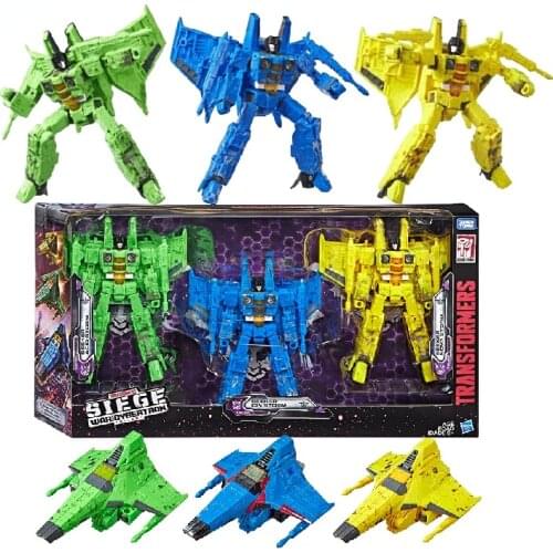 Transformers War for Cybertron Siege E5002 Seekers Ion Storm Acid Storm Nova Storm Set 3pcs Action Figure Model Toy