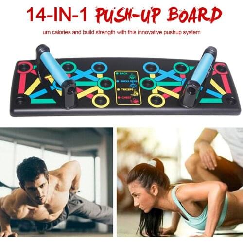 14-in-1 Push-up Support Fitness Equipment Multi-functio Stands Fitness Exercise Tools for Gym Body Building Workout Train Hot