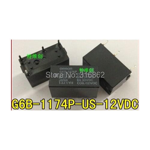 G6B-1174P-US-12VDC G6B-1174P-US-DC12V G6B-1174P-US-12V 10PCS/LOT 12V RELAY Free Shipping electronic Components kit