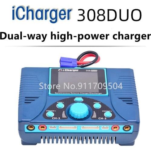 Icharger 308Duo 1300w 8S high-power model airplane charger 406 4010 plant protection
