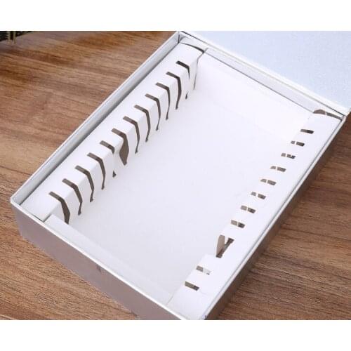 Kraft Paper Cardboard Suitcase Box with Handle Custom Packing flat folding cardboard gift box ---DH10251