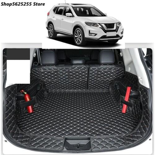 Trunk Mat For Nissan X-Trail XTrail T32 2016 2017 2018 2019 2020 Accessories Waterproof Full Encirclement Trunk Pat Protection