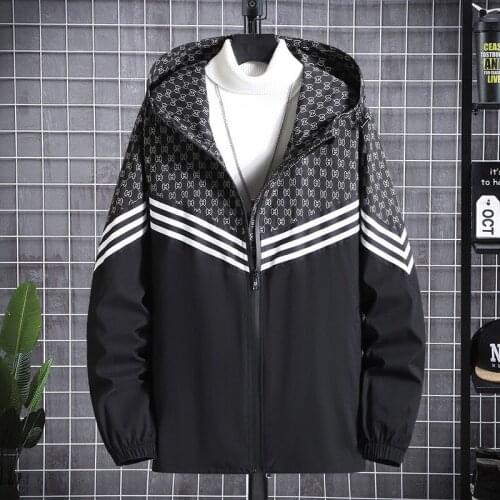 Spring Autumn Long Sleeve Coats and Jackets Clothes Men Clothing Jacket Oversized Causal Loose Plus Size Fashion Korean Tops