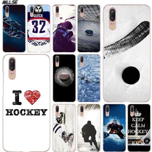 MLLSE Ice Hockey Fashion Clear Case Cover for Huawei P30 P20 P10 P9 P8 Lite 2017 P30 P20 Pro Mini P Smart Plus Cover Hot