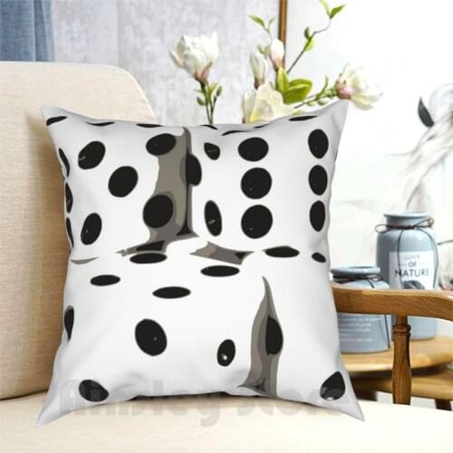 Casino Dice Pillow Case Printed Home Soft Throw Pillow Dice Game Lottery Video Games Board Board Games Fun Toy Dnd Roll