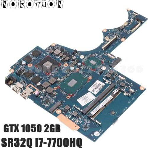NOKOTION 914772-601 914772-001 For HP Pavilion 15-AX 15-BC Laptop Motherboard DAG35DMBAD0 G35D DSC GTX1050 2GB SR32Q I7-7700HQ